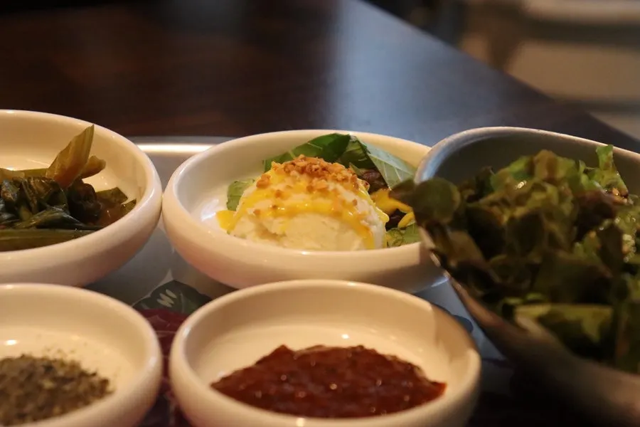 Pickled lettuce and other tangy side dishes