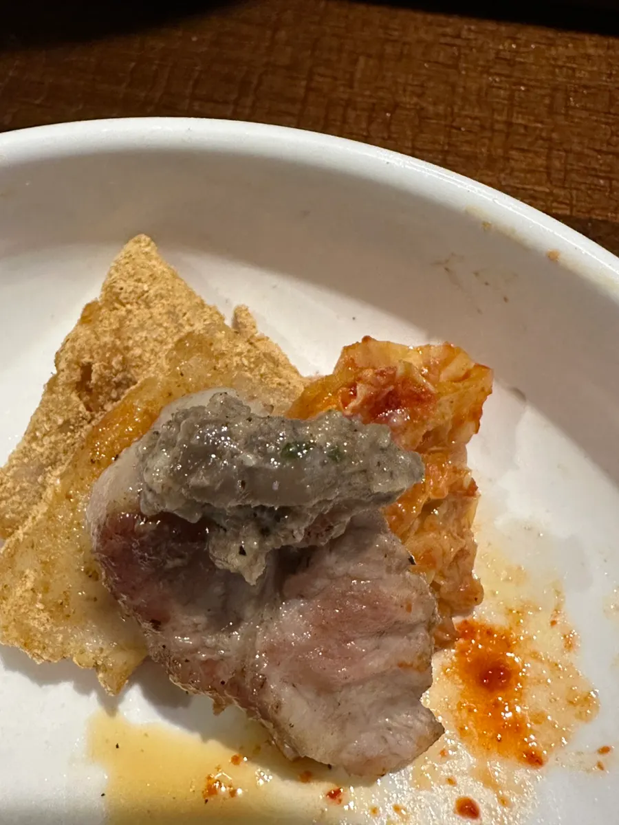 Small dish of seed soy sauce meat sauce
