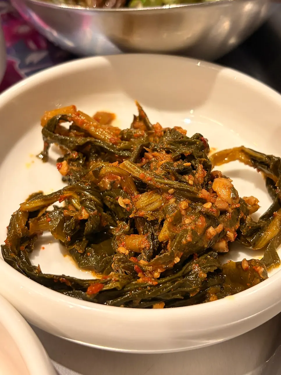 기본 반찬으로 나온 잡채