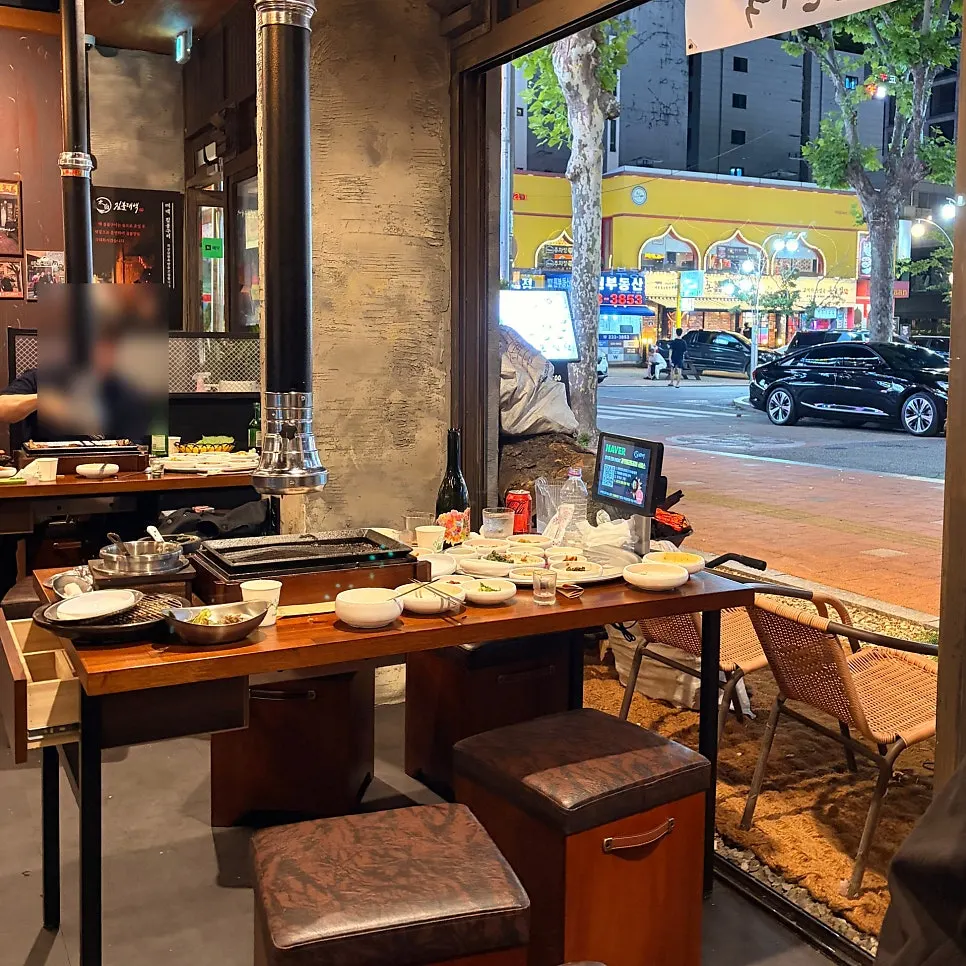 인계동 고기 맛집 짚불태백 매장 사진