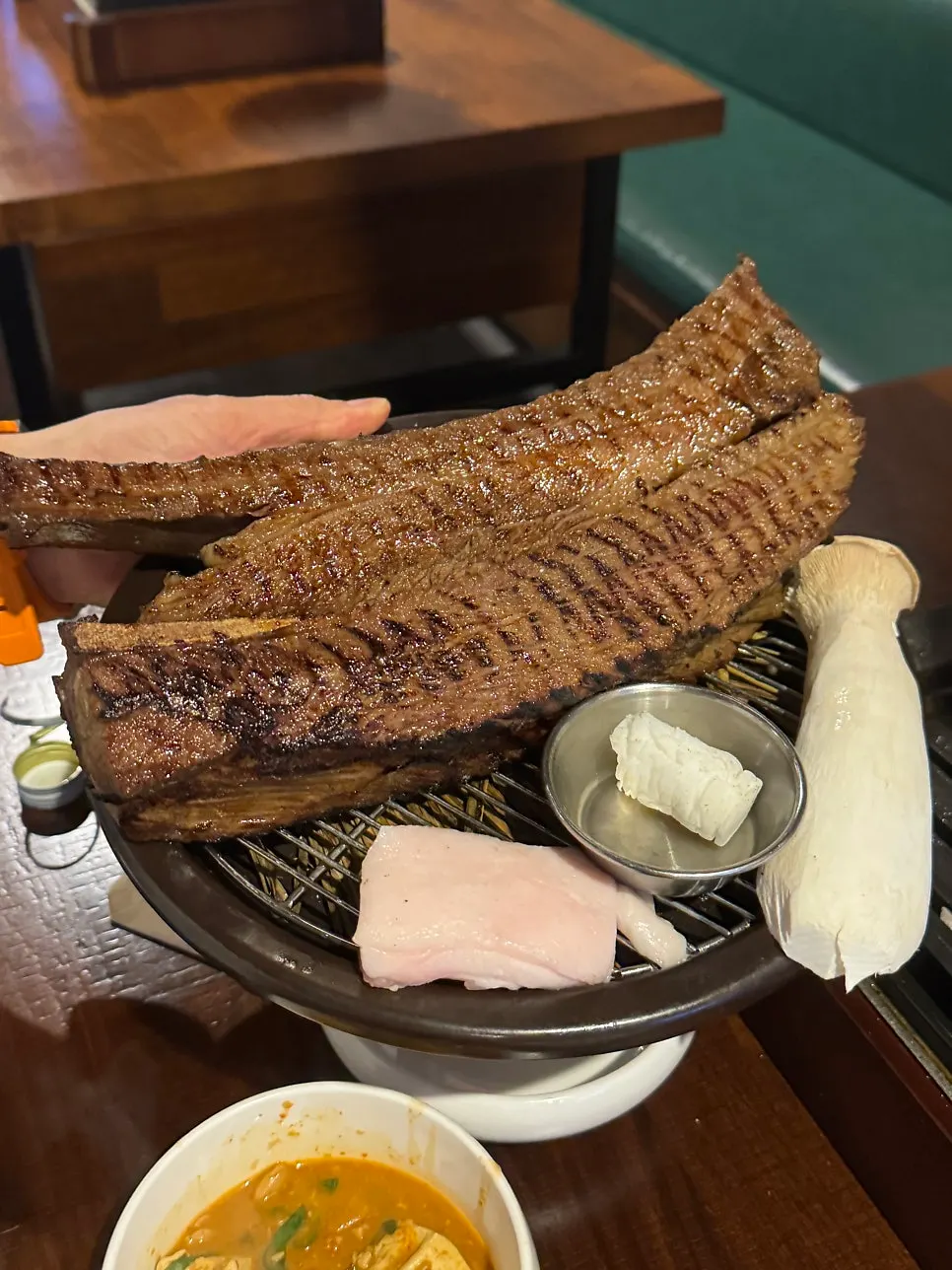 Plate of 300g prime beef ribs