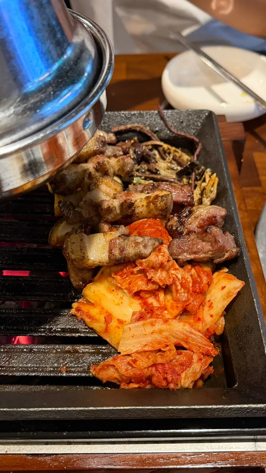 Stew served alongside the meat