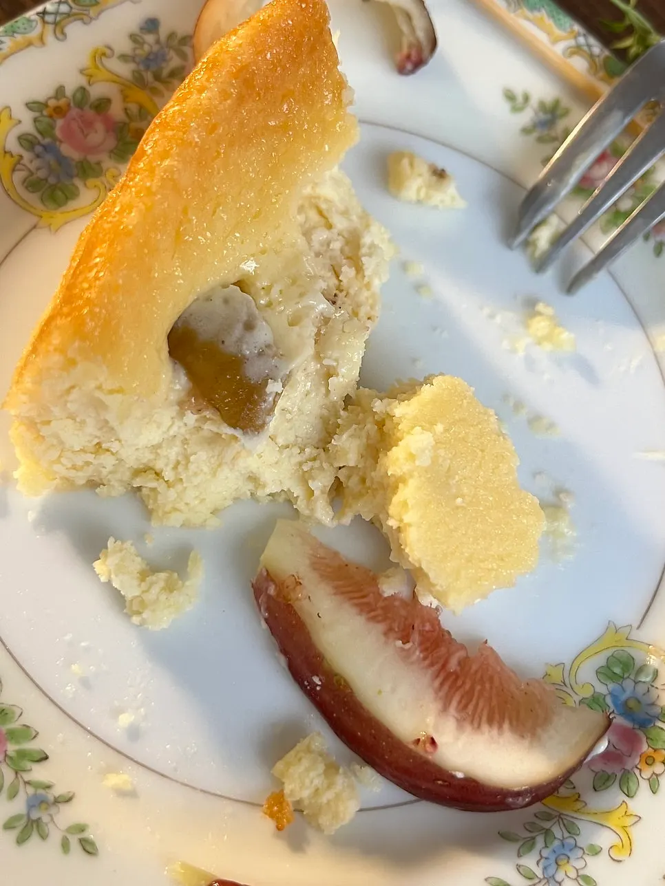 Cream cheese terrine topped with fresh figs