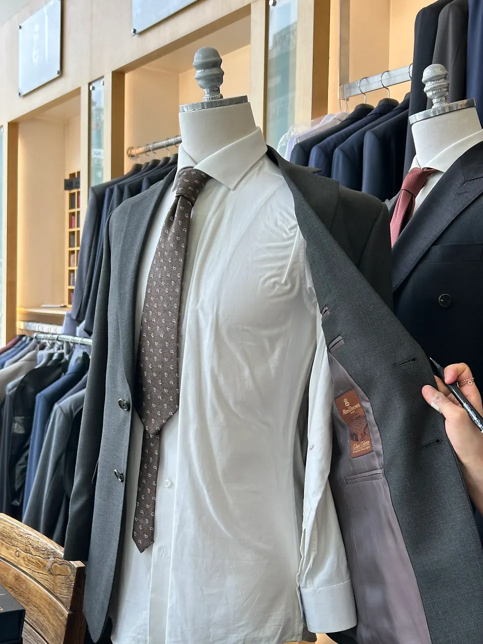 Choosing the jacket lining color