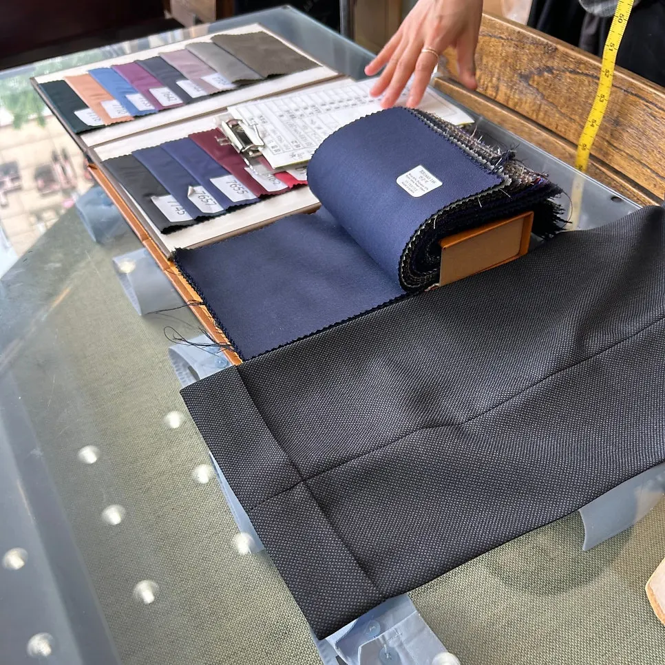 Explanation of trouser options for the custom suit