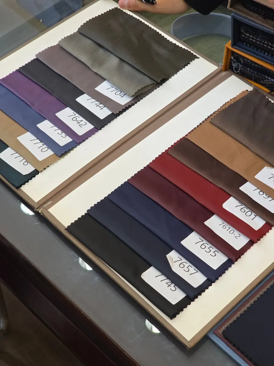 Choosing fabric color and type