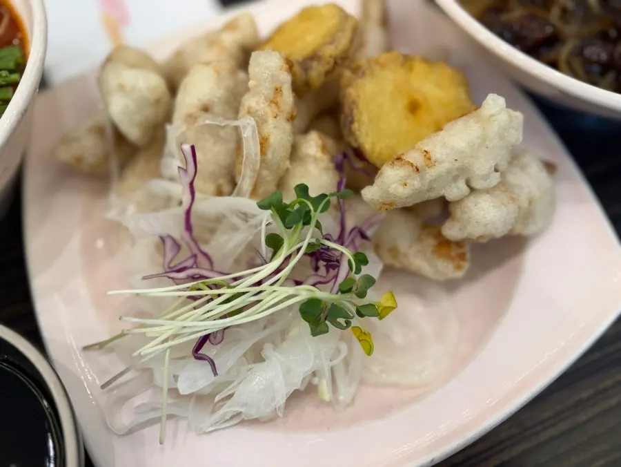 짬뽕과 함께 주문한 찹쌀탕수육 한 접시