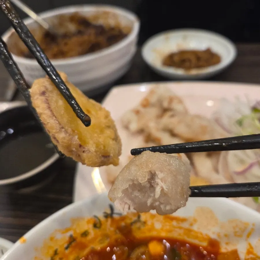 A plate of sweet rice tangsuyuk