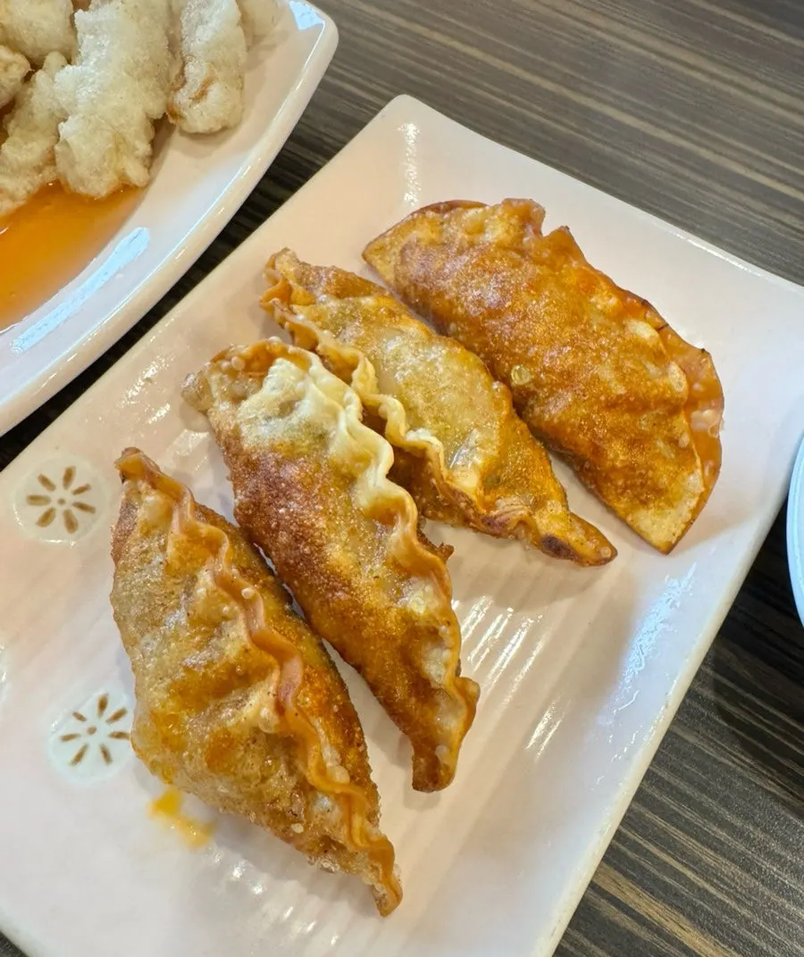 Four pieces of spicy jjamppong fried mandu