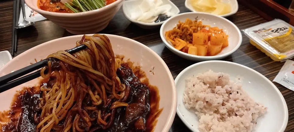 Jijon jjajang before mixing