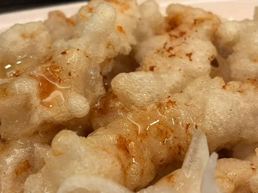 Rice-flour sweet and sour pork in a portion just right for two