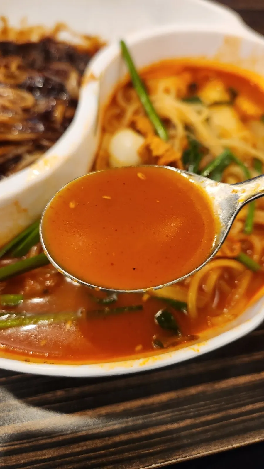 Clam meat as a jjamppong topping