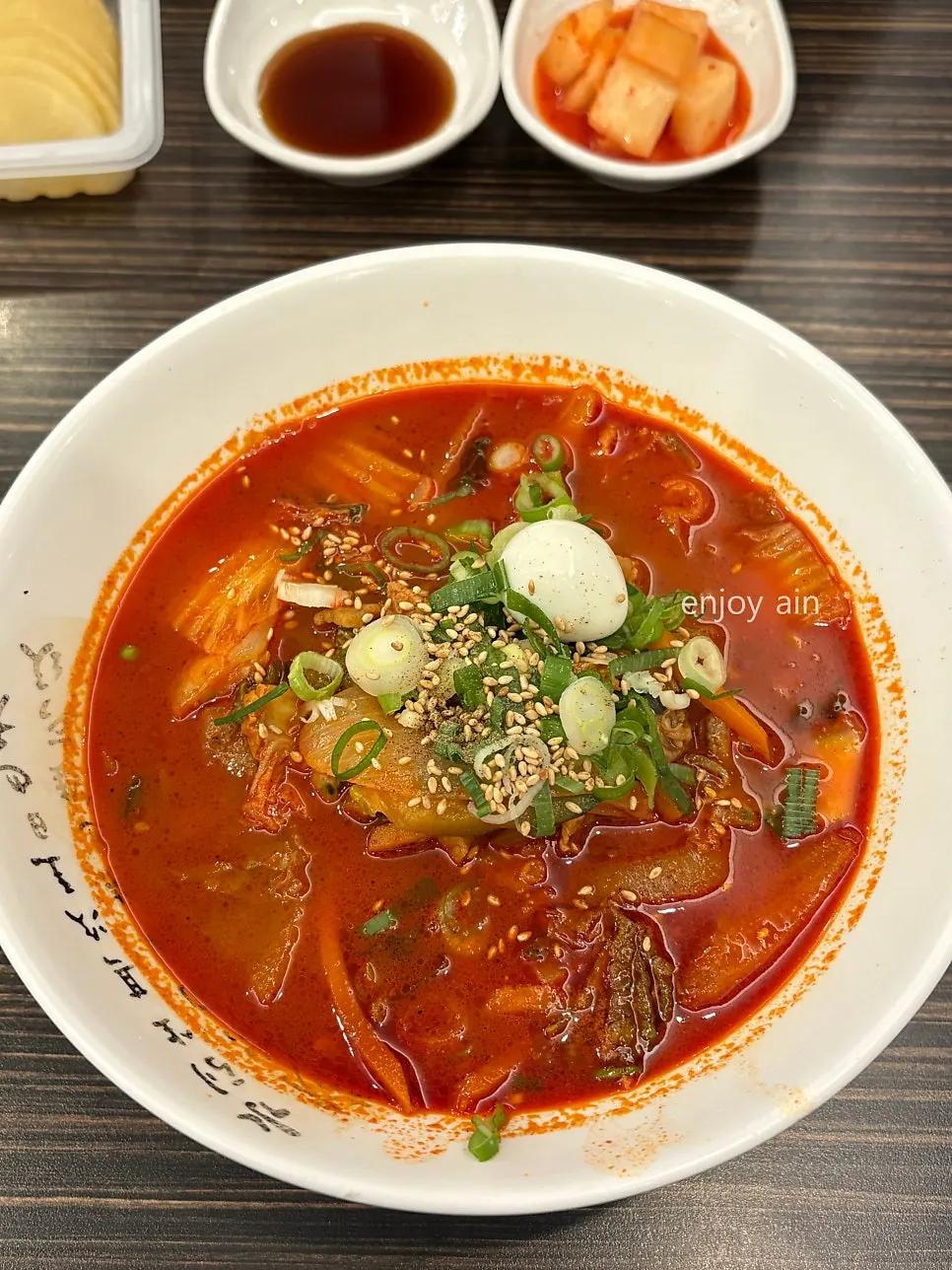 A bowl of sujebi jjamppong