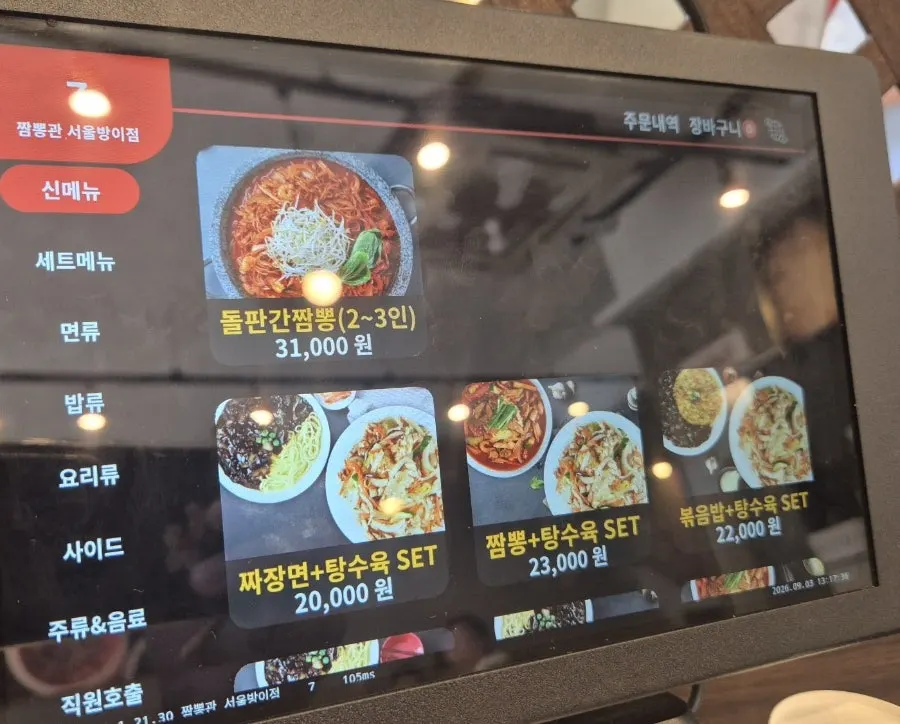 Coffee machine used after the meal