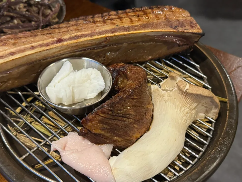 짚불태백 수원인계점 메뉴판