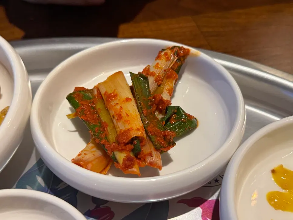파김치와 무김치 밑반찬