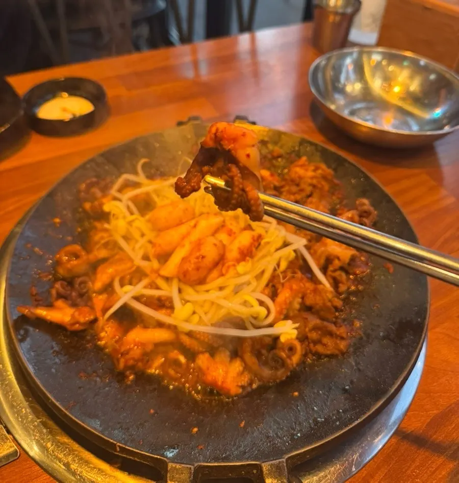 오동통한 쭈꾸미 클로즈업