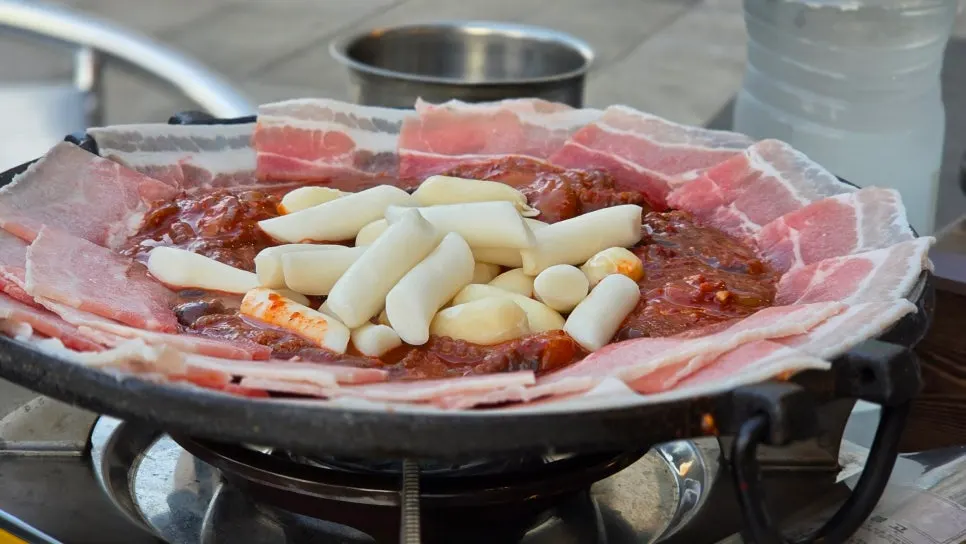 쭈박사 마곡점 주류세트 한상 차림