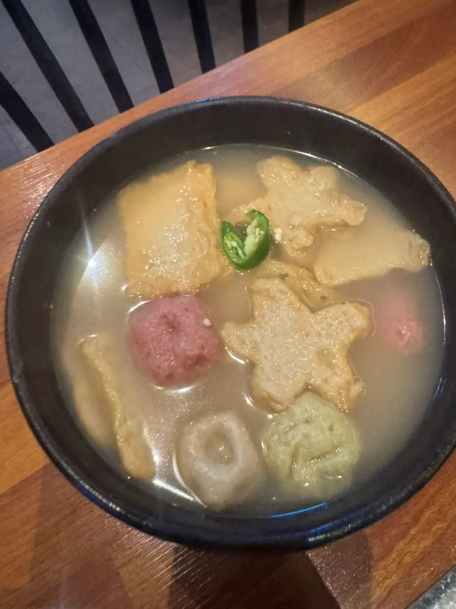 따뜻한 국물의 오뎅탕