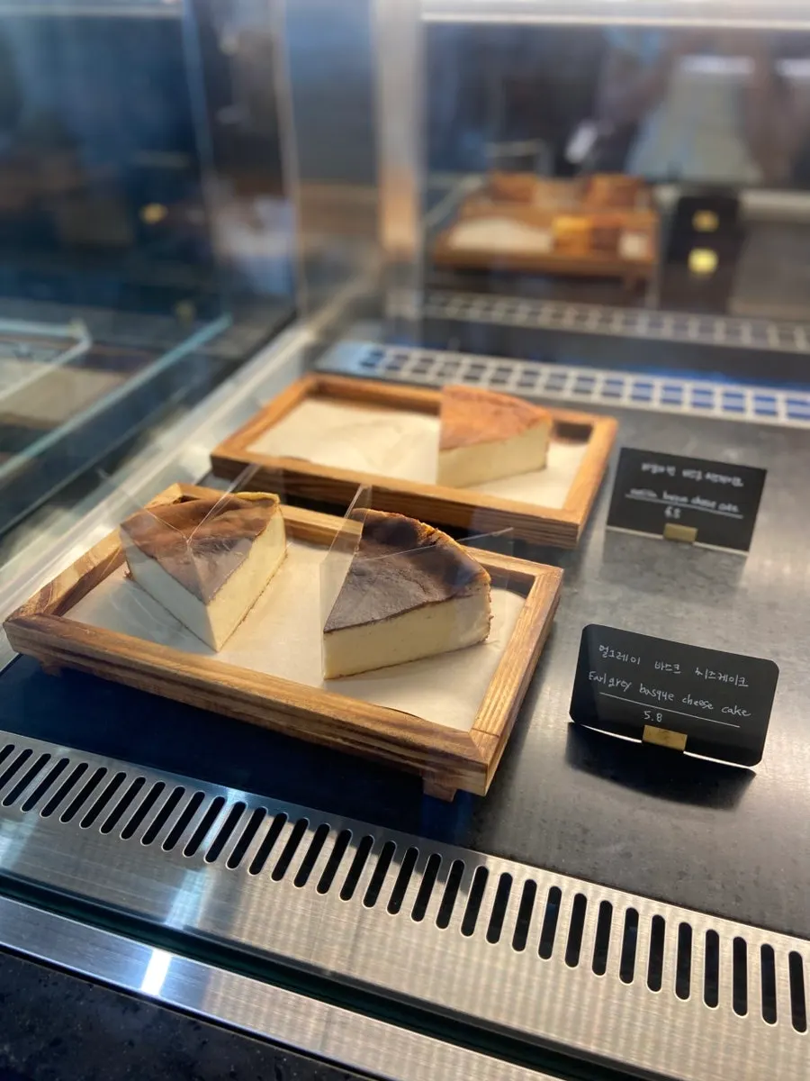 Red bean butter salt bread and hotteok salt bread on display
