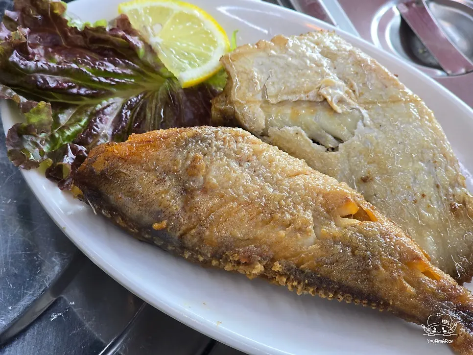 Golden-grilled fish