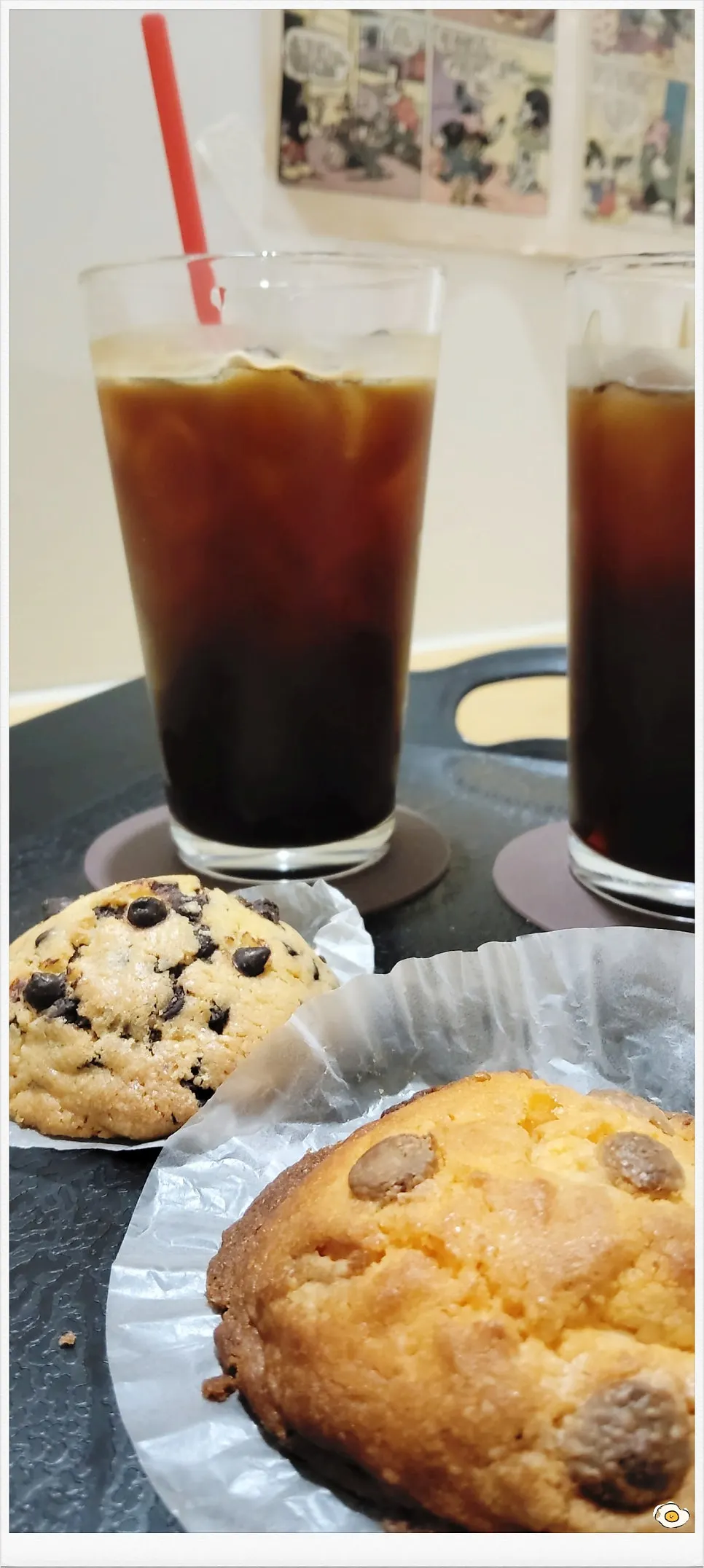 Close-up of the yellow cheese cookie at Jo Hui-tak Coffee
