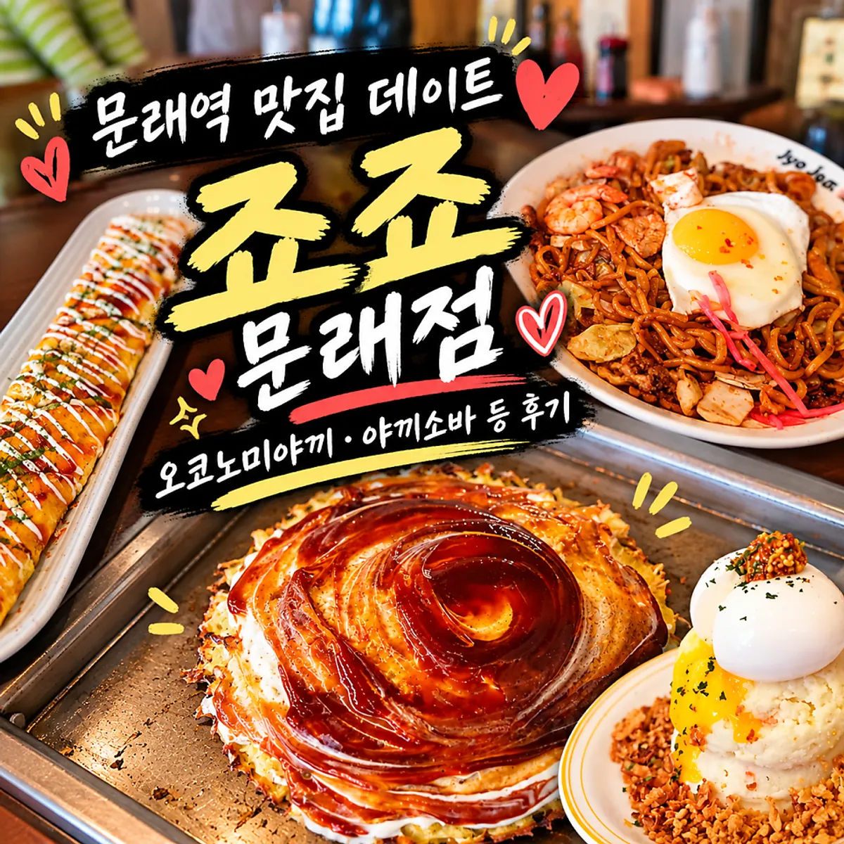 죠죠 문래점 대표 철판 요리 사진