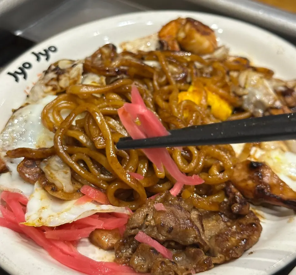 야끼소바와 함께 나온 생강절임