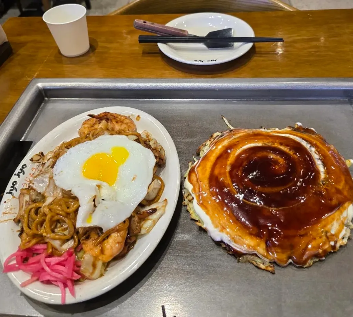 죠죠 송도 트리플스트리트점 철판 요리 한 상