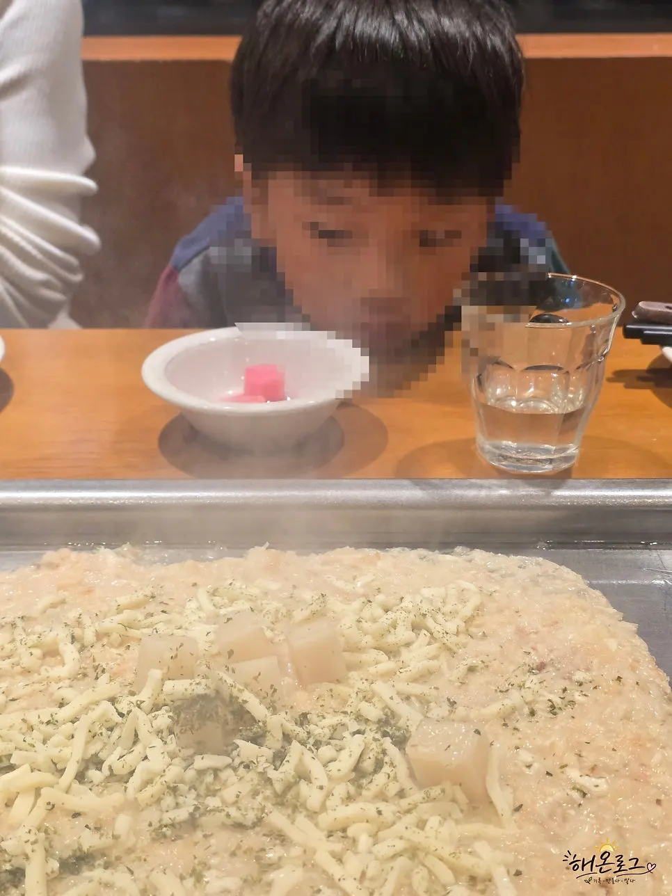 Child waiting for the timer to finish