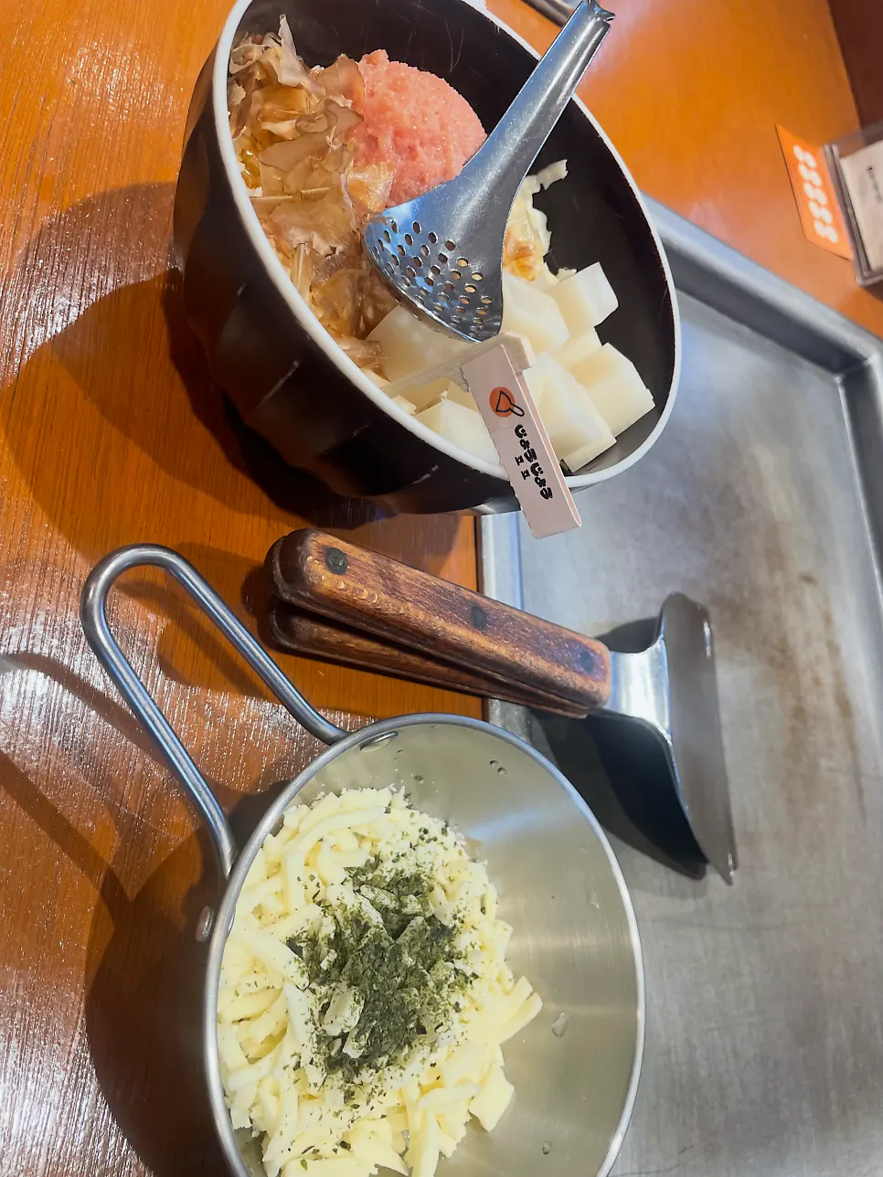 A griddle set on every table