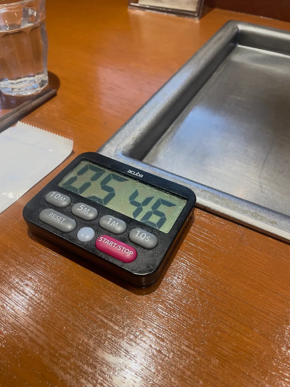 A seat at Jojo Yeonnam Branch with the griddle ready