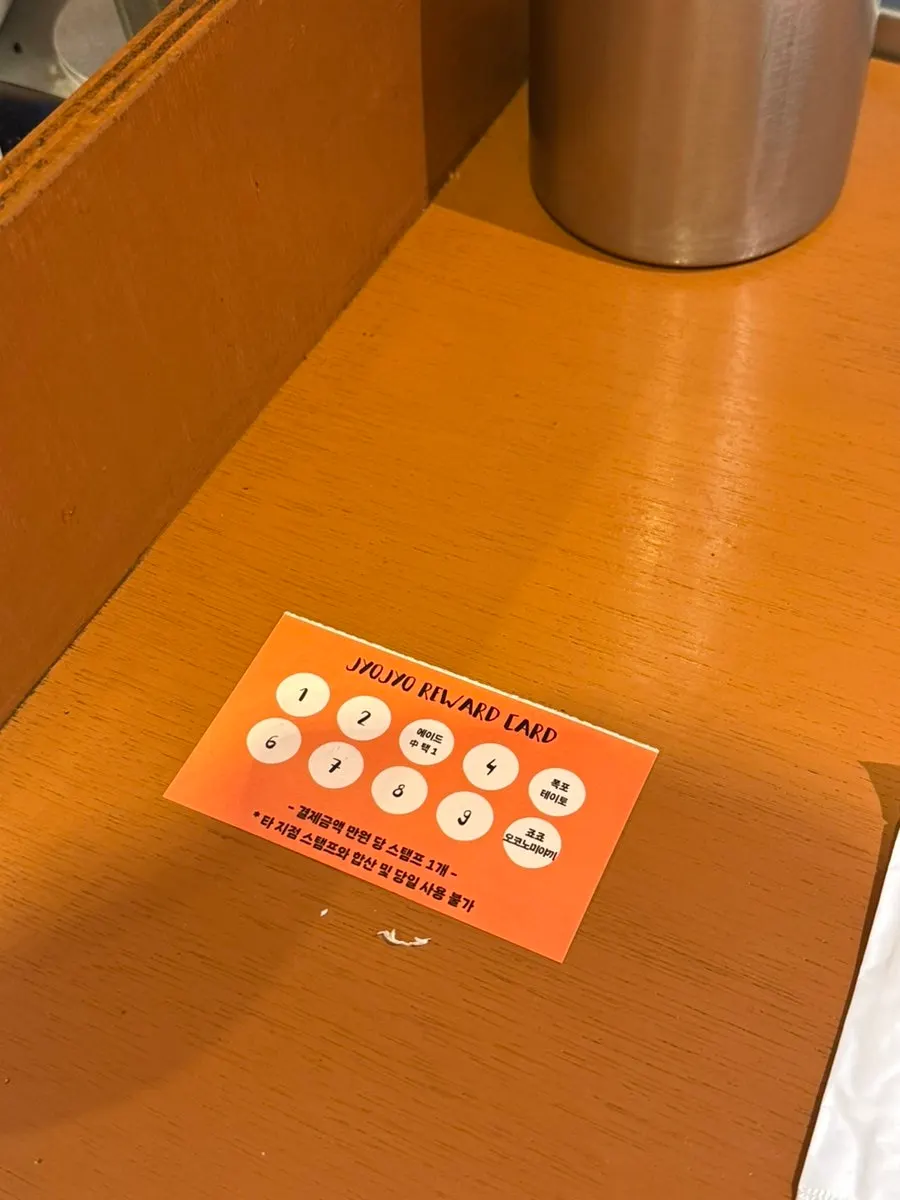 Okonomiyaki menu description at Jojo Yeonnam Branch