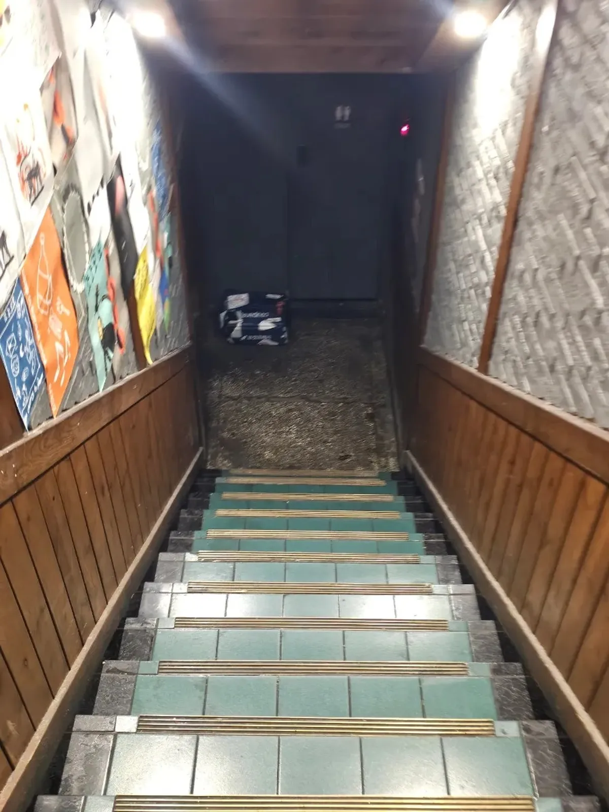 Dark basement interior of Jojomomo, a Bangi-dong bar