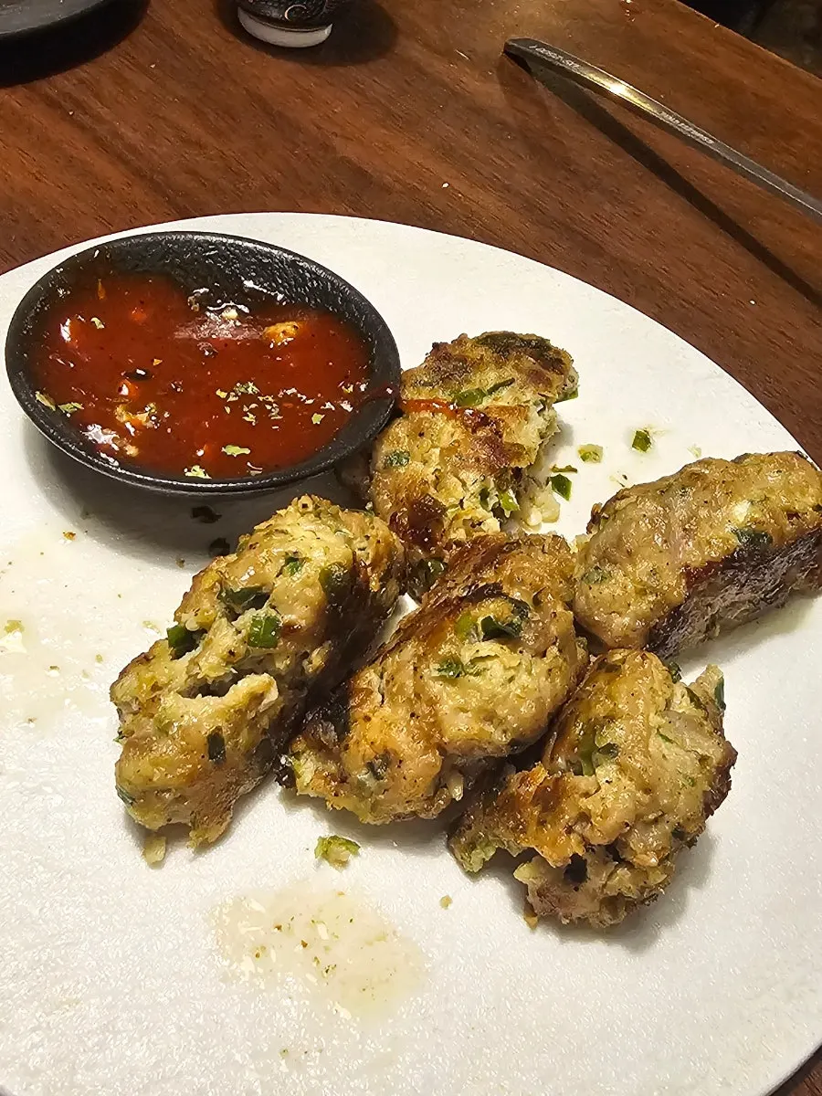 Meat balls anju at Jojomomo
