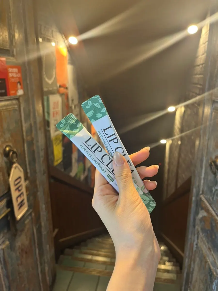 Mouthwash given at checkout
