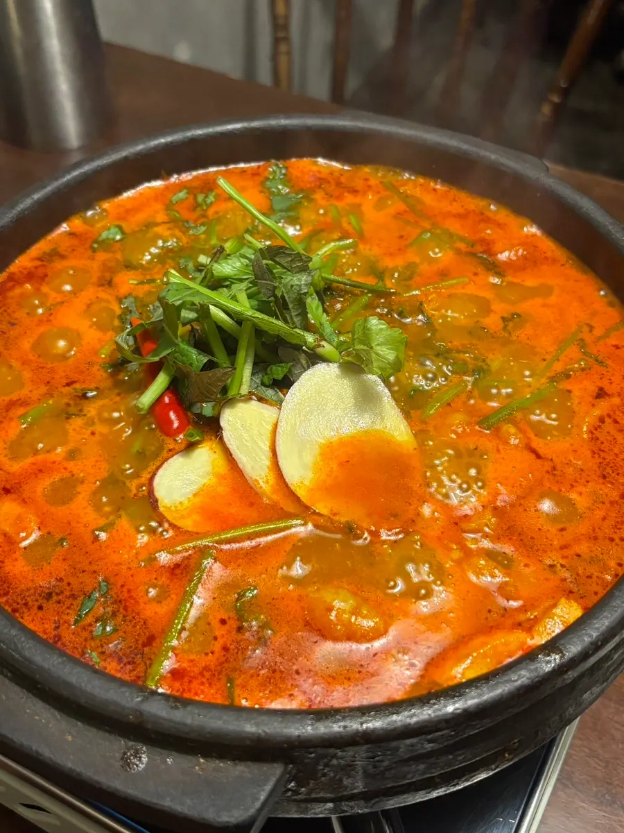 Jojomomo's mul dakgalbi served fully cooked
