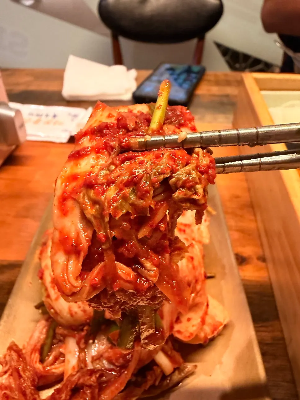 Lean bossam packed with meat
