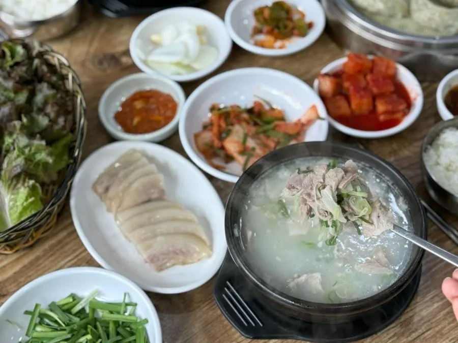 맛보기 수육 한 접시