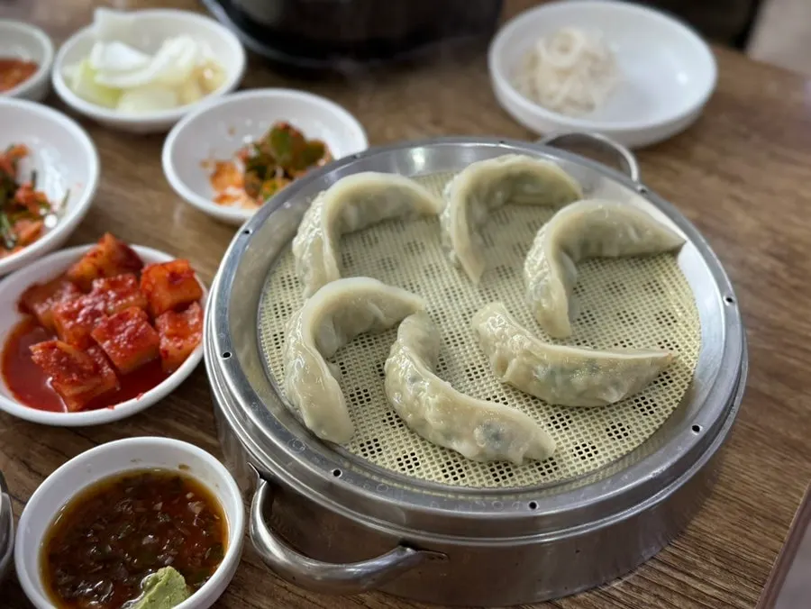 추가로 주문한 찐만두