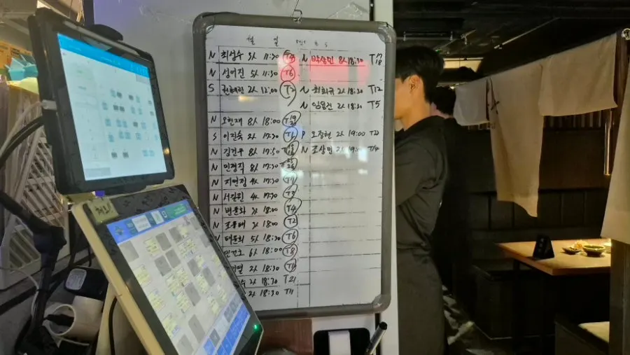 3층 창가 자리에서 내려다본 종로 거리