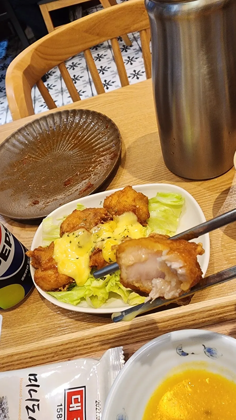타르타르 소스 올린 치킨난반