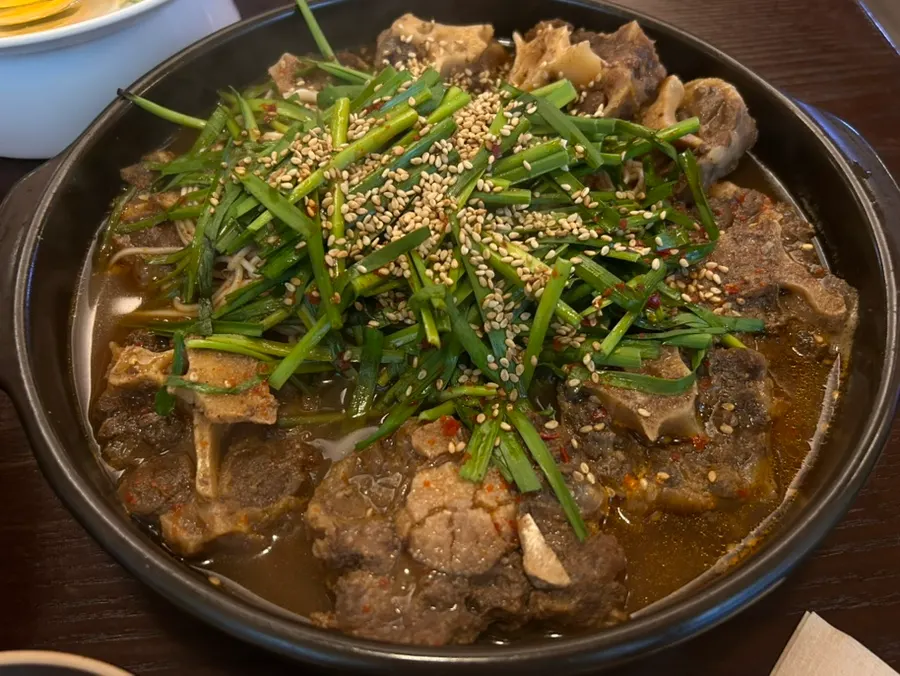 A bowl of braised oxtail, limited to 10 servings a day