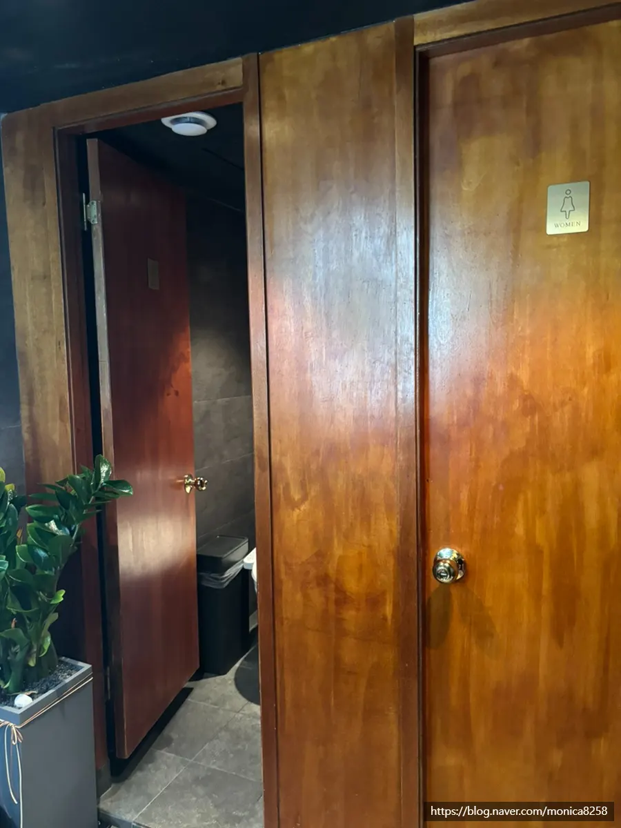 Information on separate restrooms for men and women