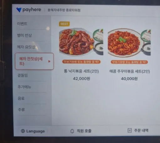 Description of the Hyeja Feast Set composition