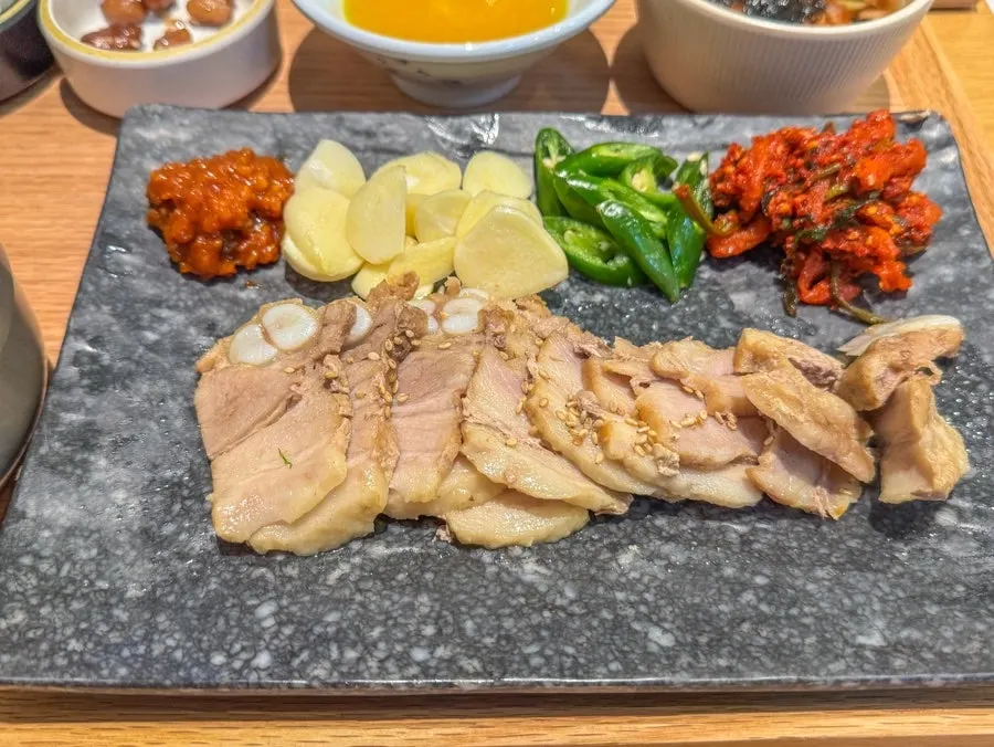 소자로 나온 보양 들깨탕