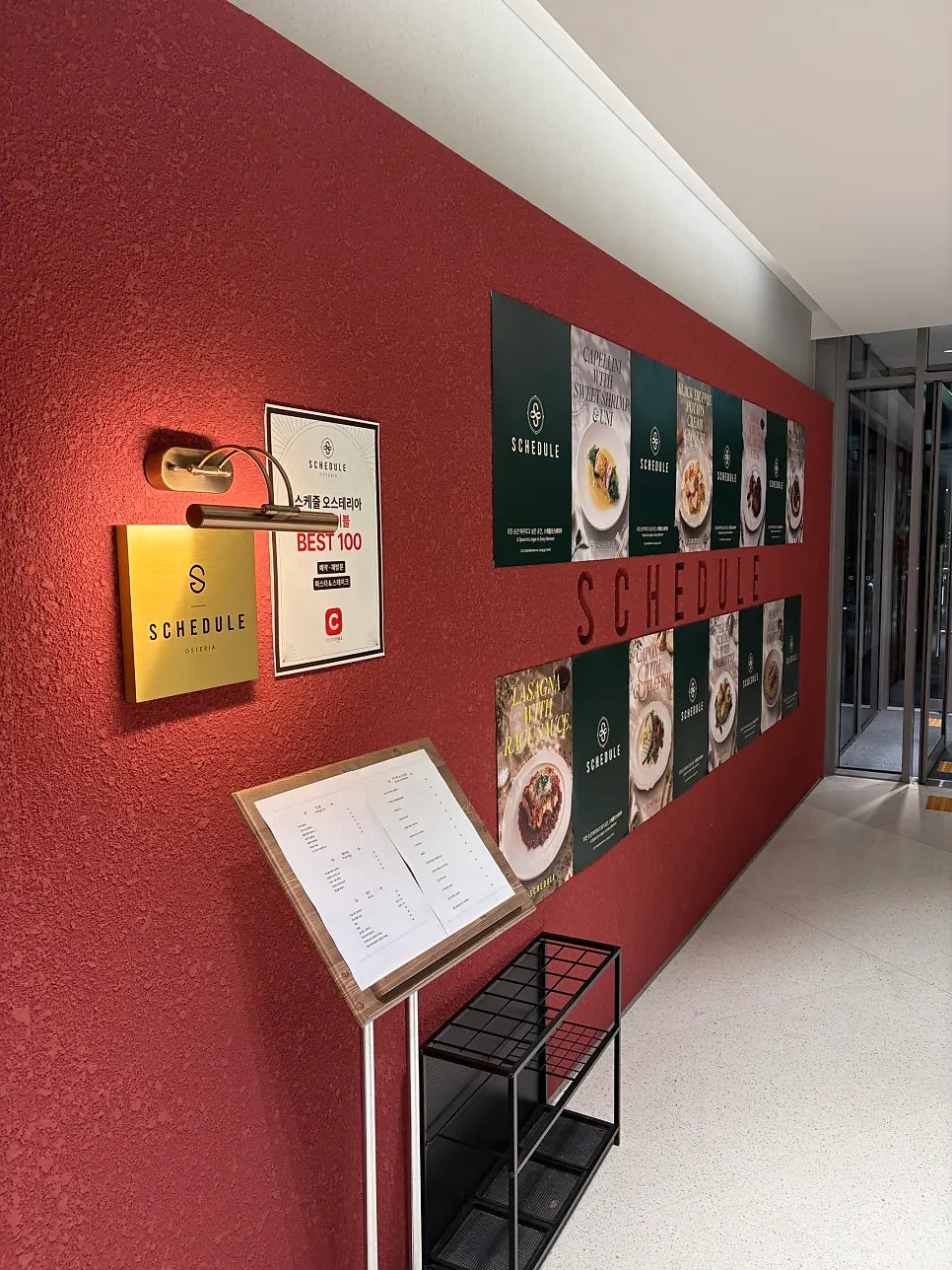 Visiting Schedule Osteria near Jonggak Station