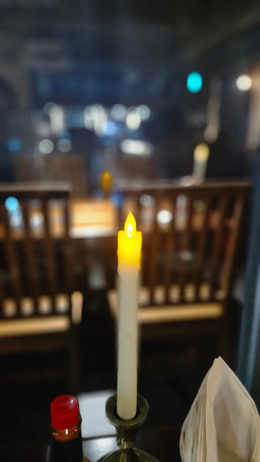 Dining room with a monastery-cave atmosphere