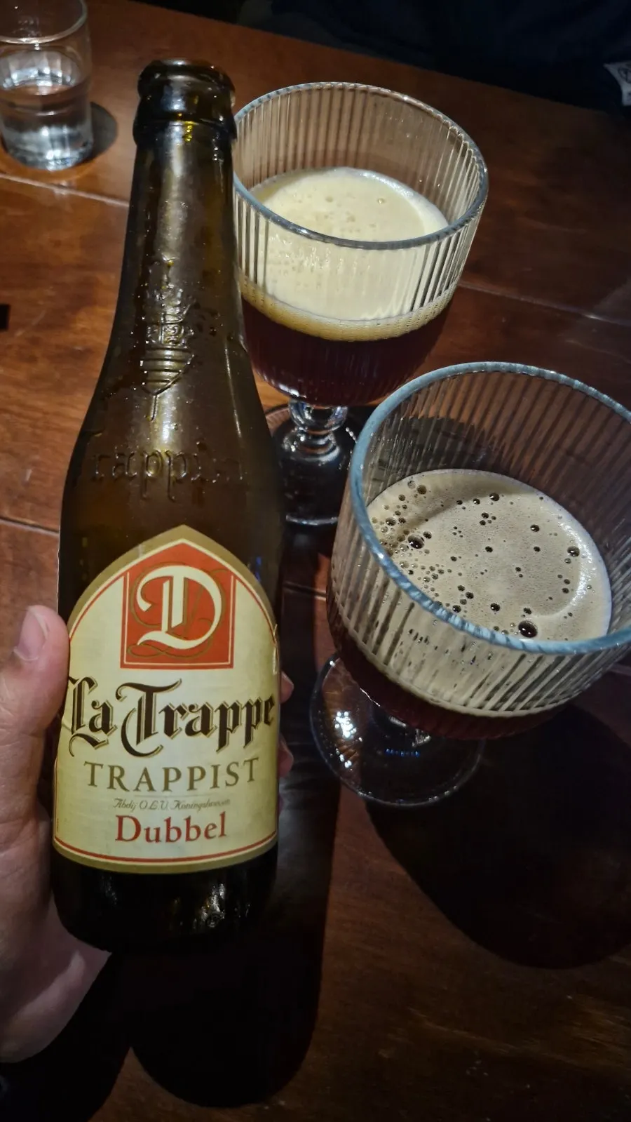 La Trappe Dubbel produced by a Dutch monastery