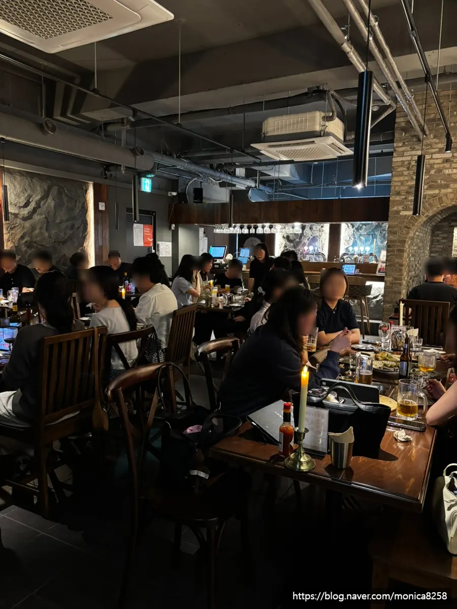 Busy venue atmosphere during a weekday visit